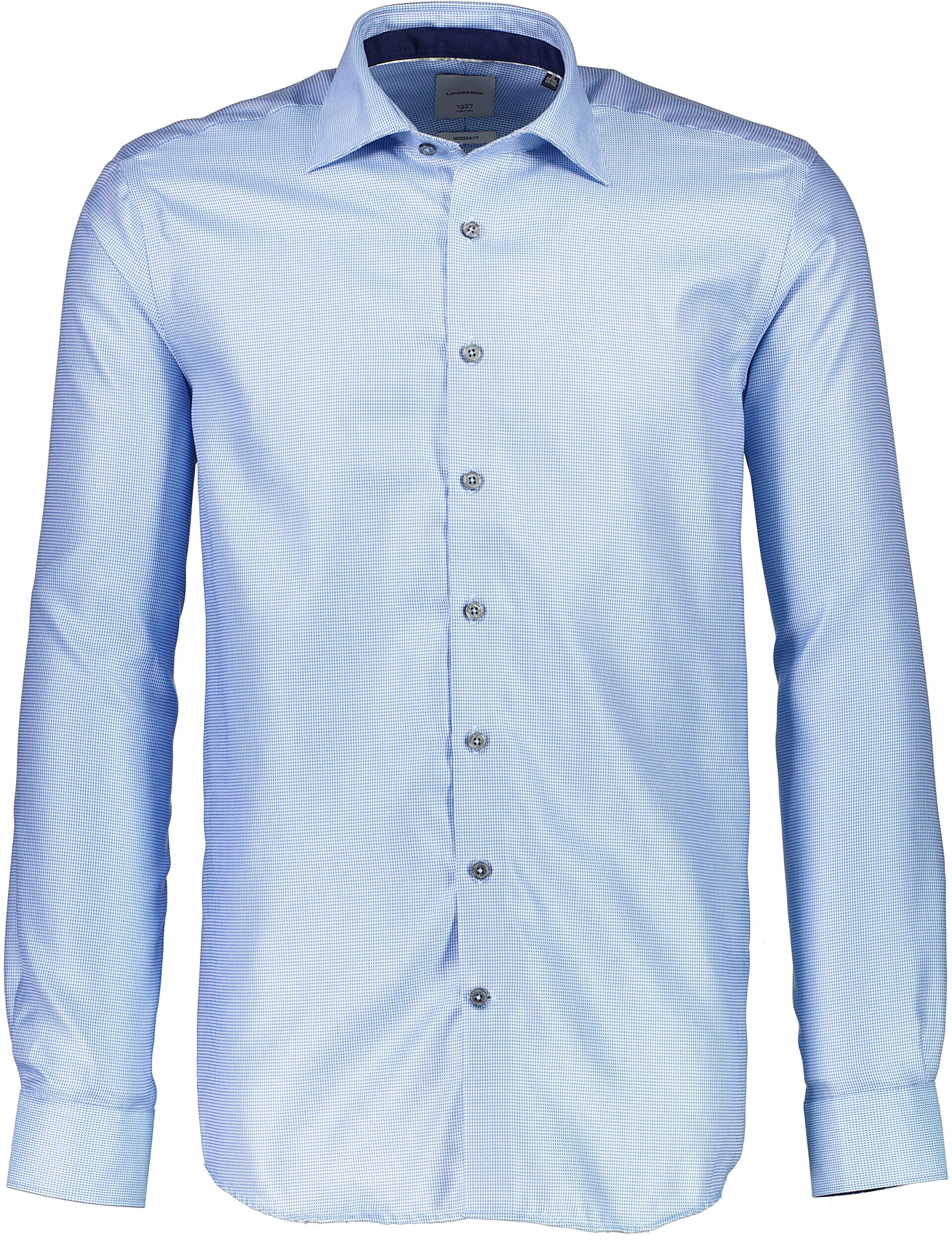 1927 Business casual overhemd Business casual overhemd Blauw 30-247180