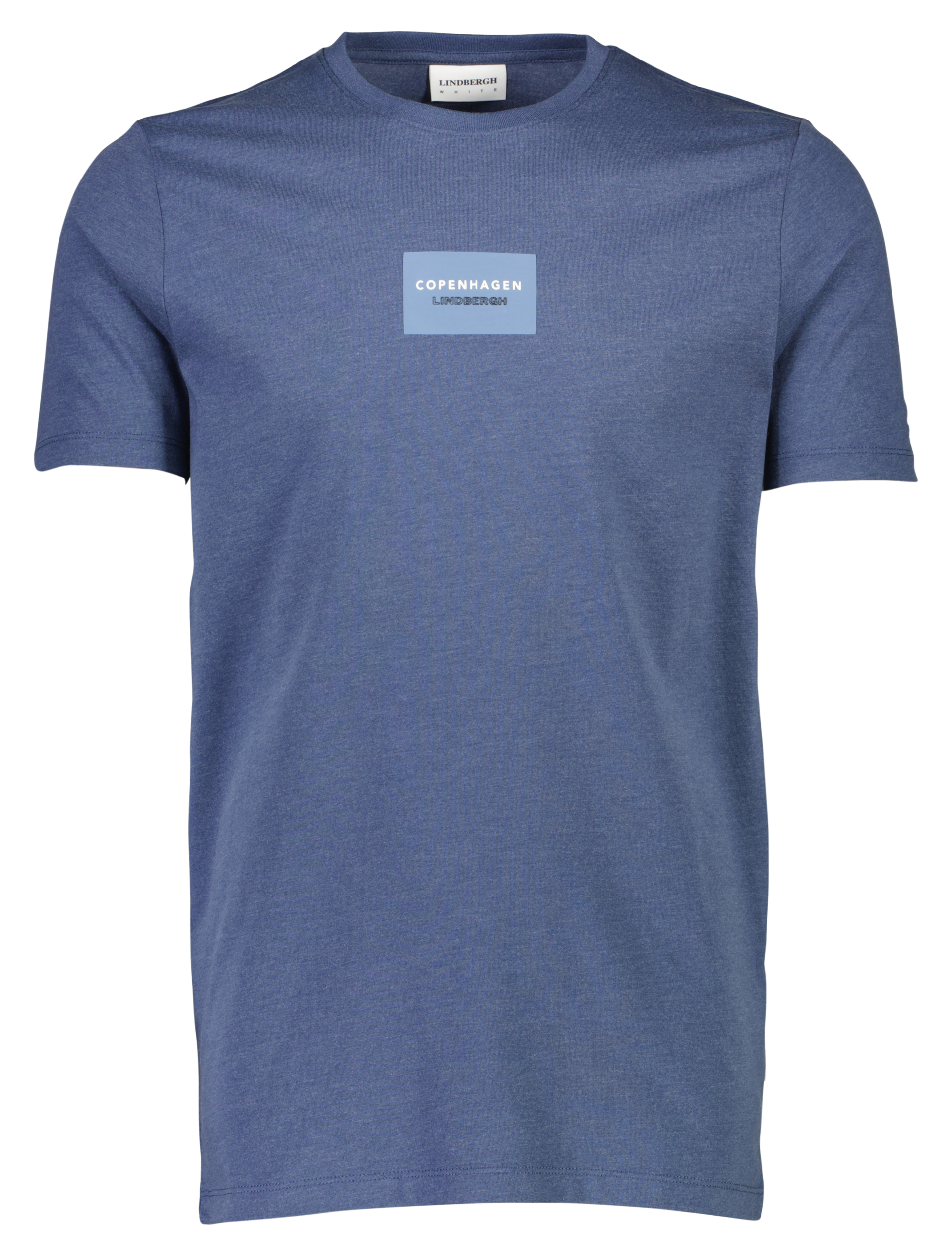 Lindbergh T-shirt blau / blue mel