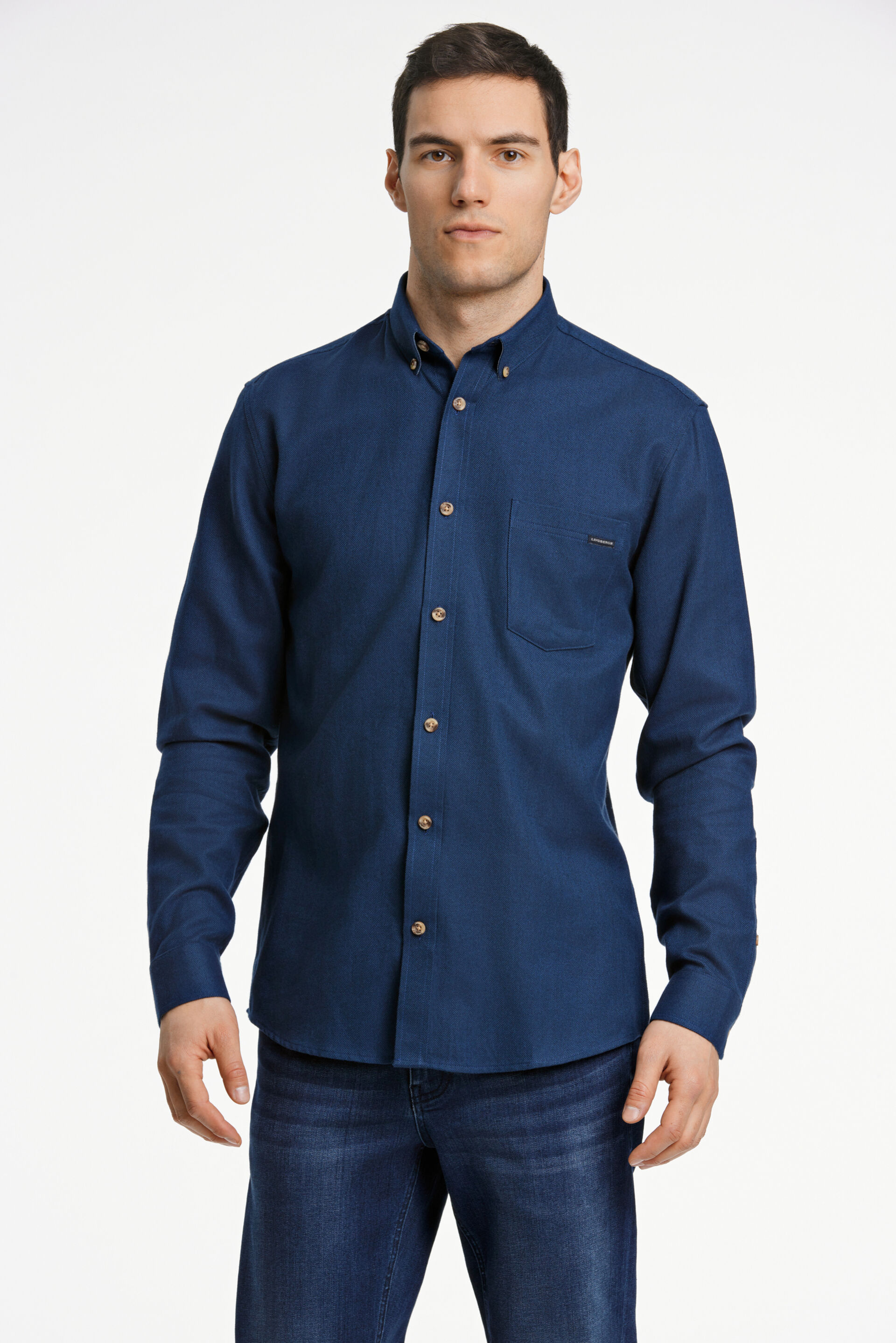 Casual overhemd Casual overhemd Blauw 30-220224