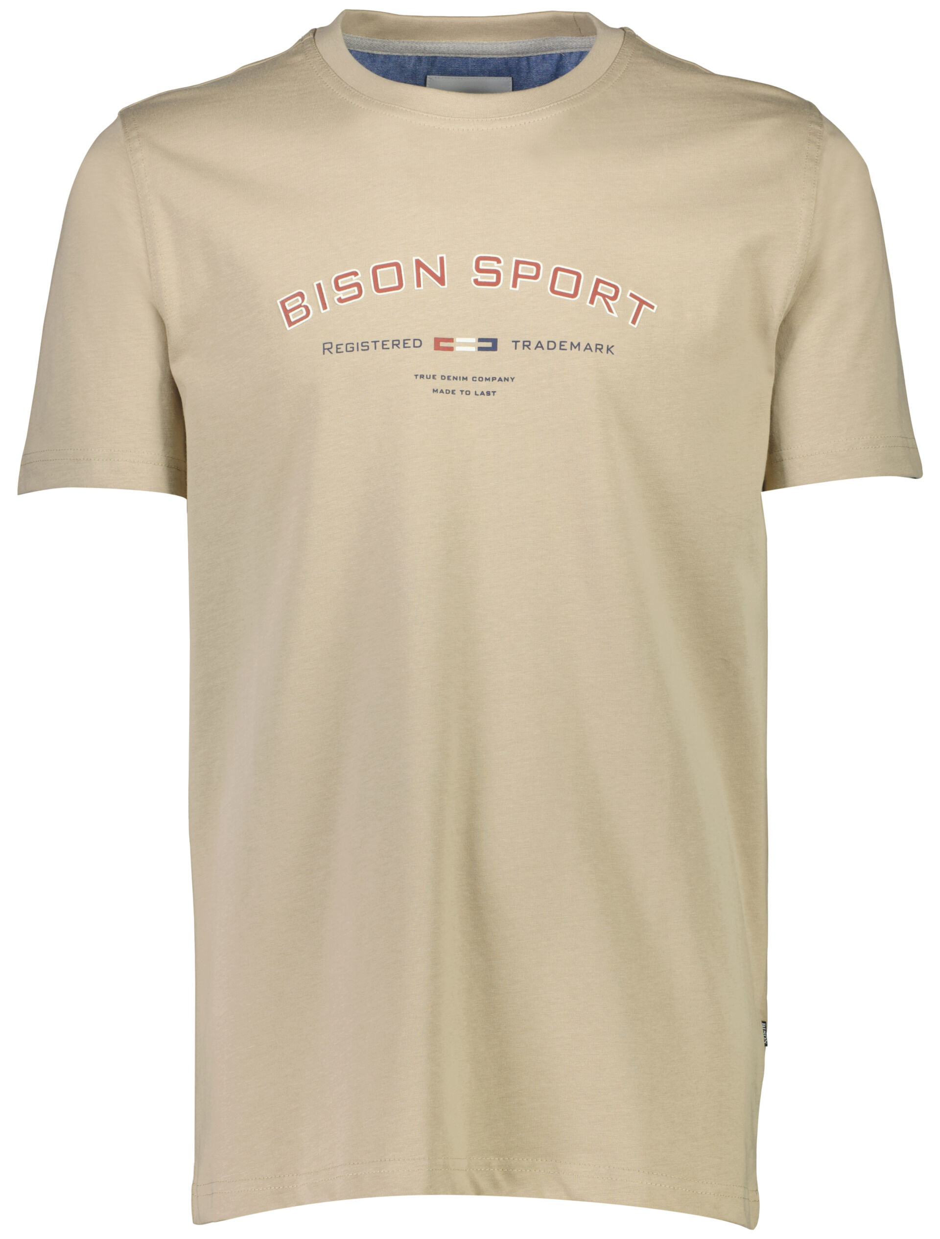 Bison  T-shirt Sand 80-400100PLUS