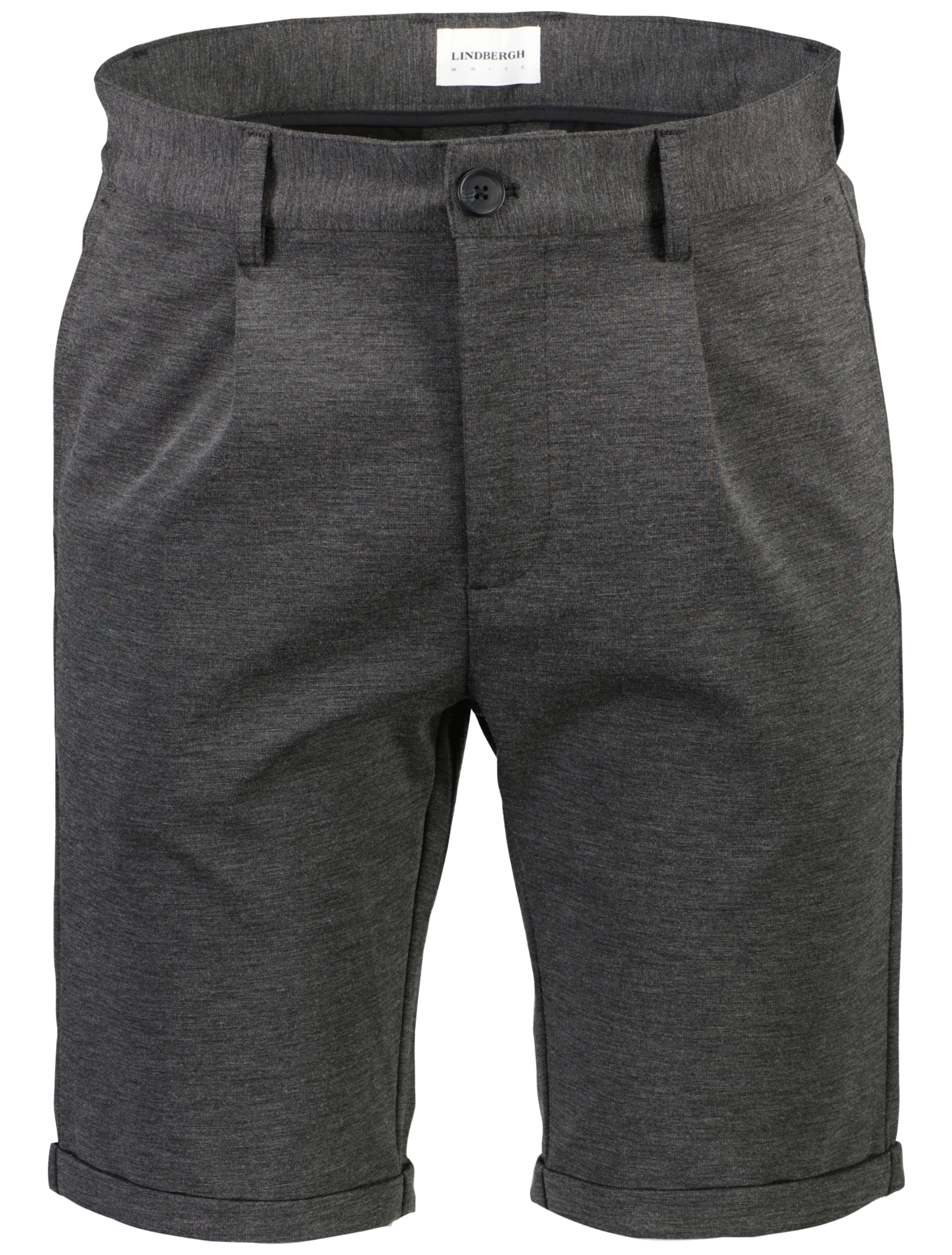 Lindbergh Pantalon korte broek grijs / charcoal mel