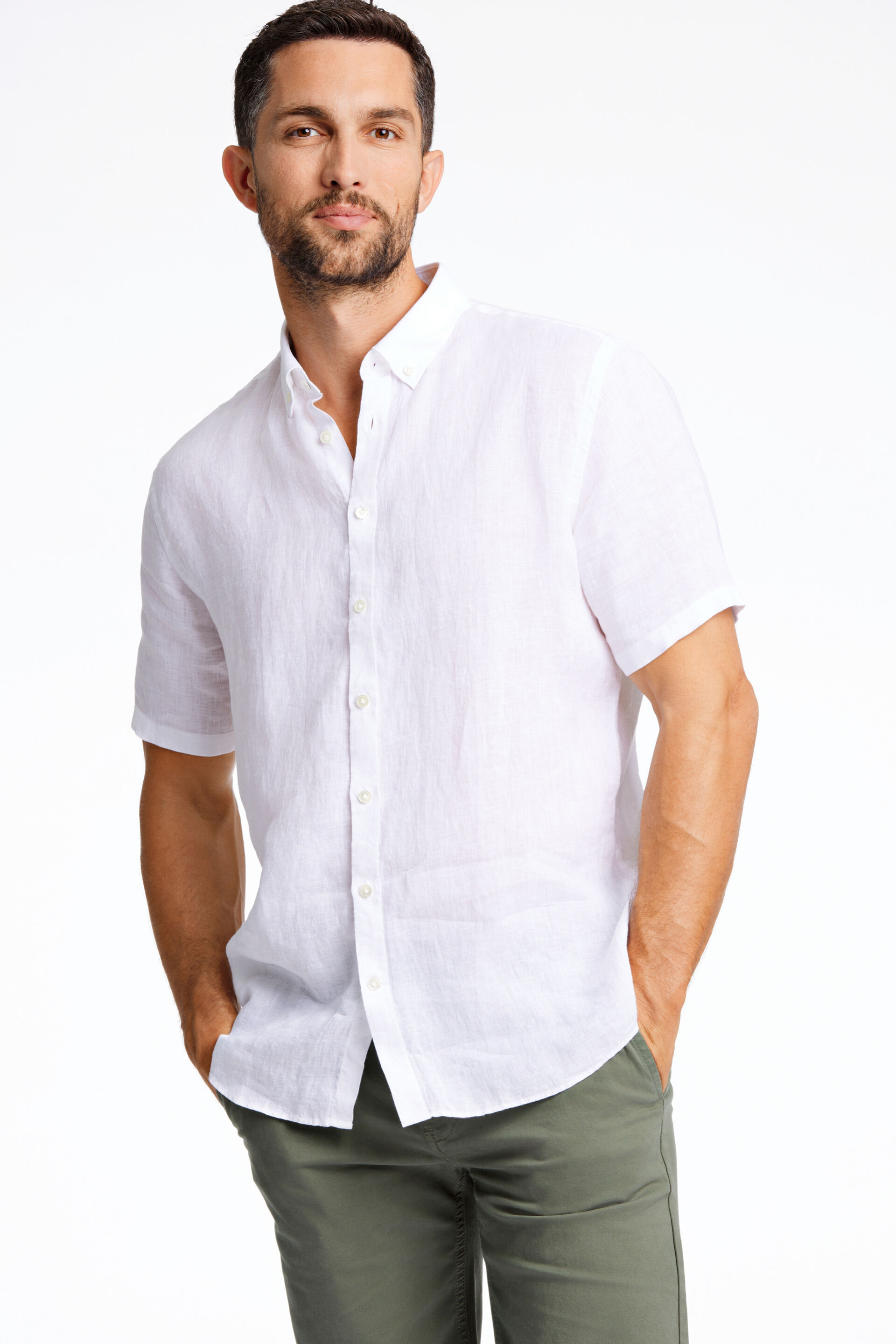 Linen shirt Linen shirt White 30-240085