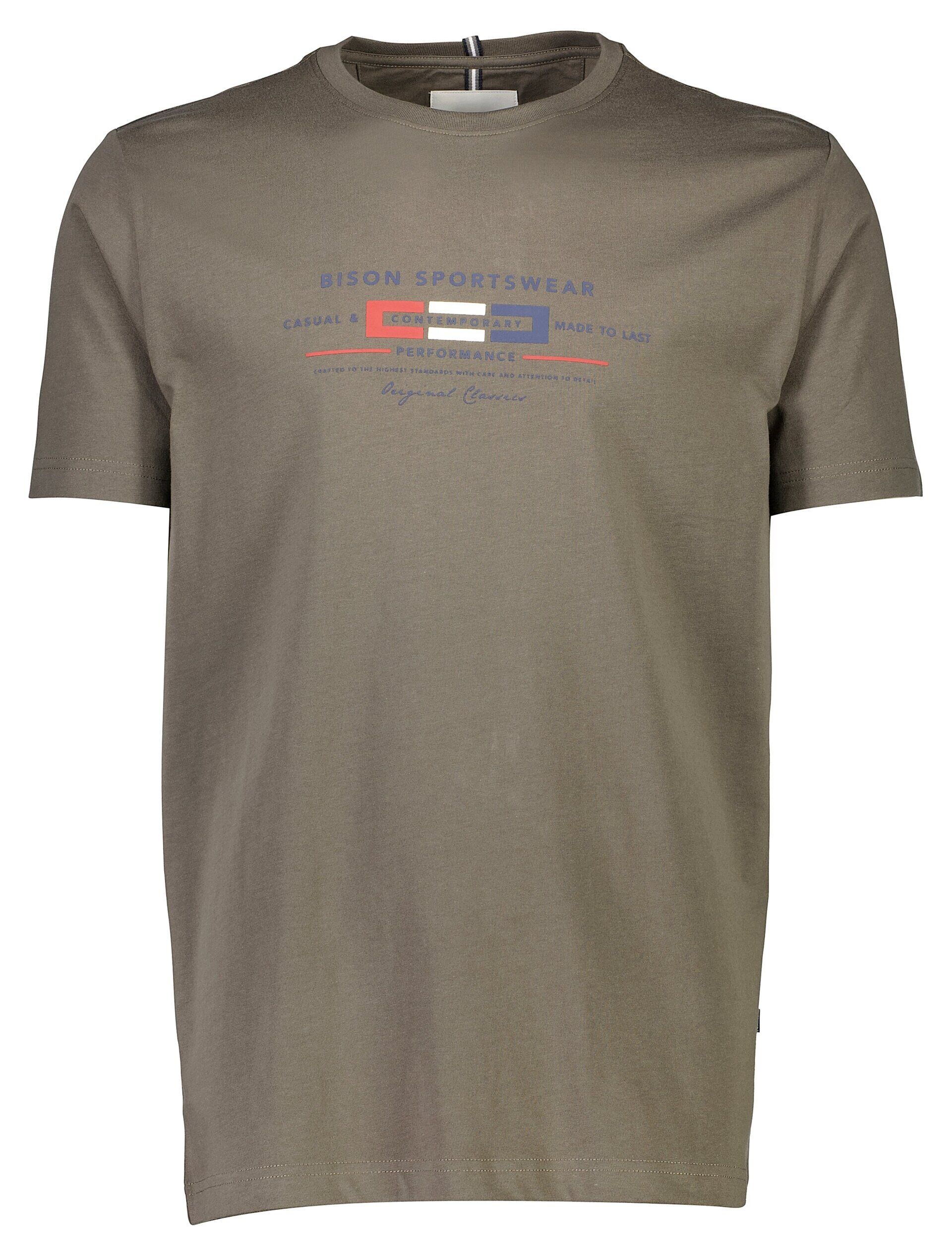 Bison  T-shirt Grön 80-400115PLUS