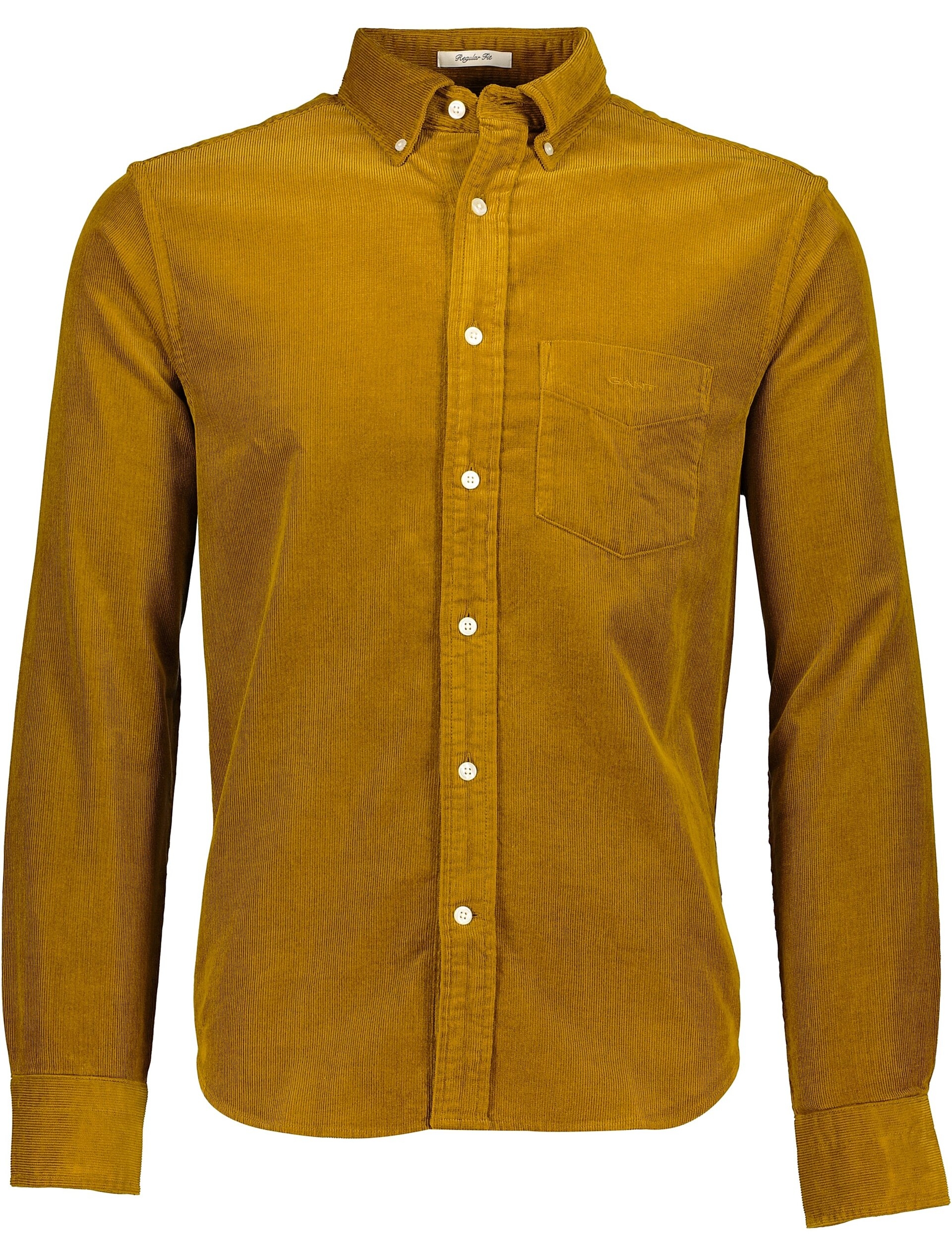 Gant Fløjlsskjorte brun / 254 woody brown