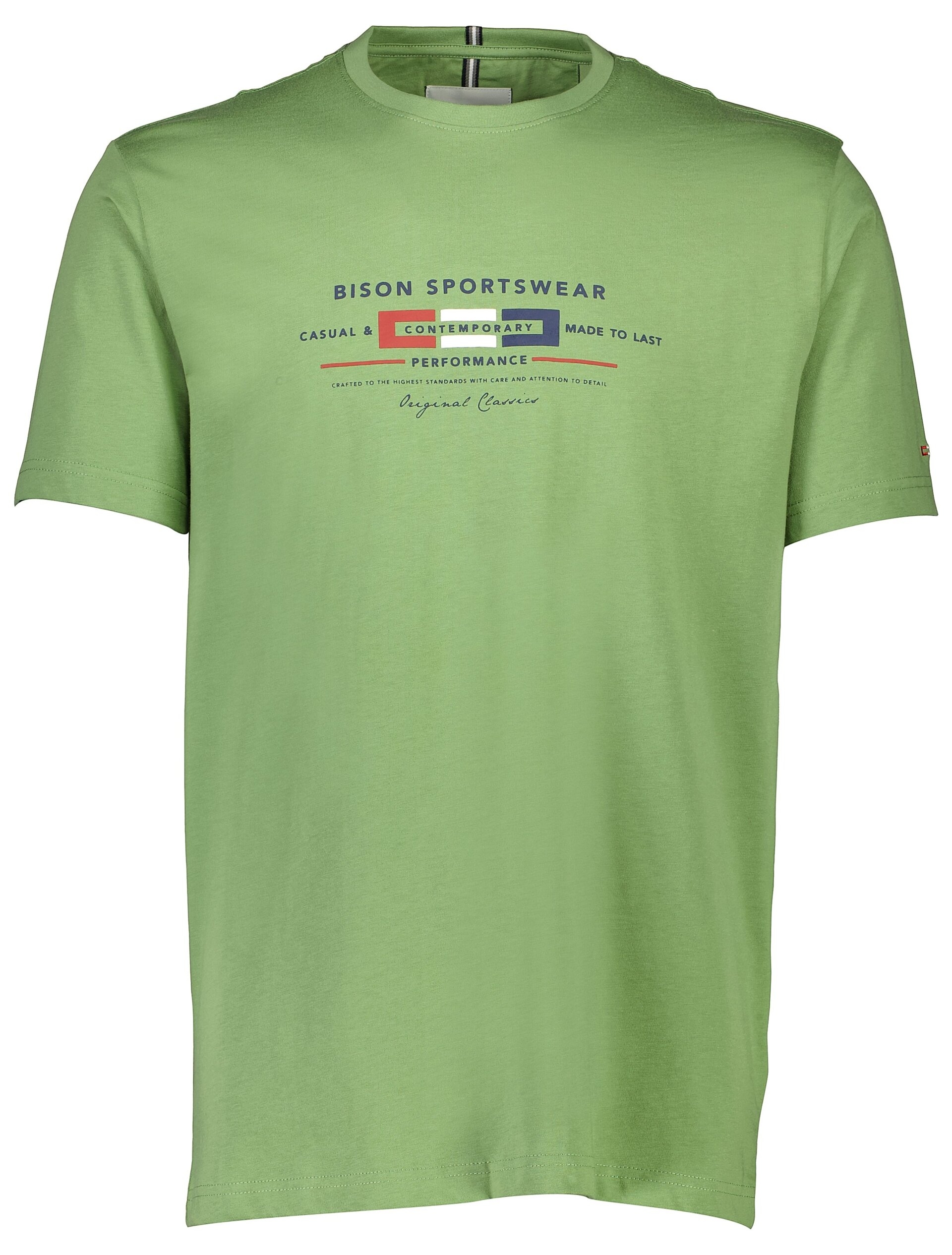 Bison T-shirt grön / lt green