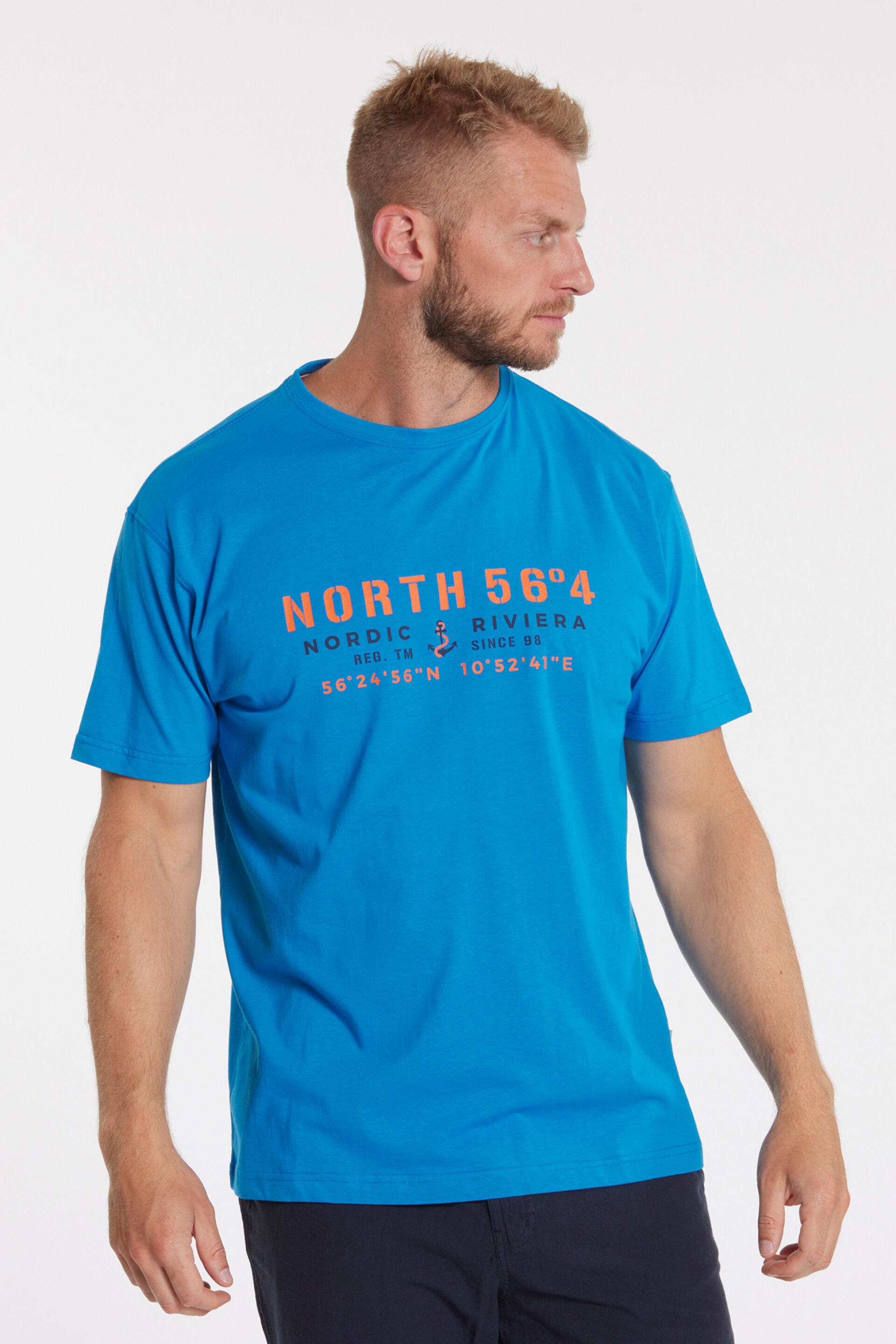 North  T-shirt Blå 90-400973
