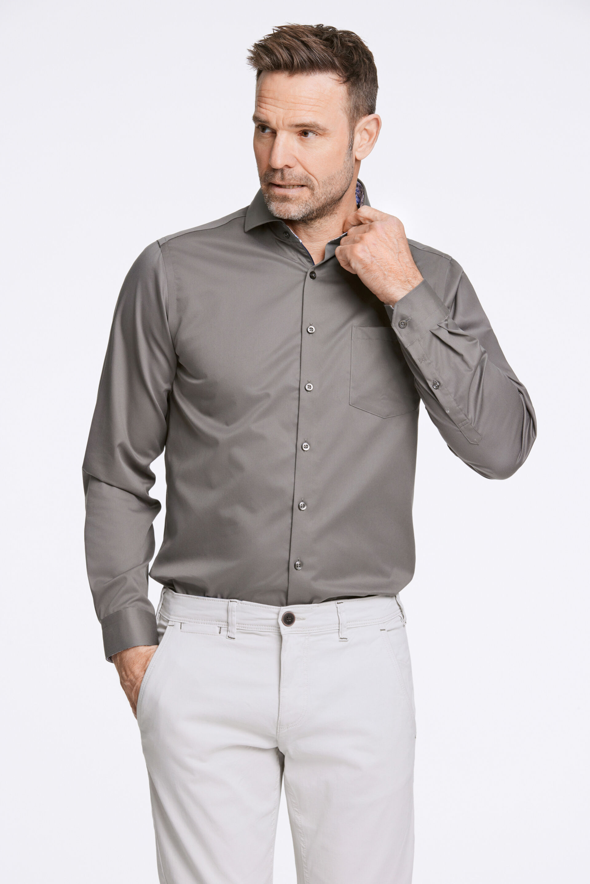 Morgan  Business casual skjorte Brun 75-290170