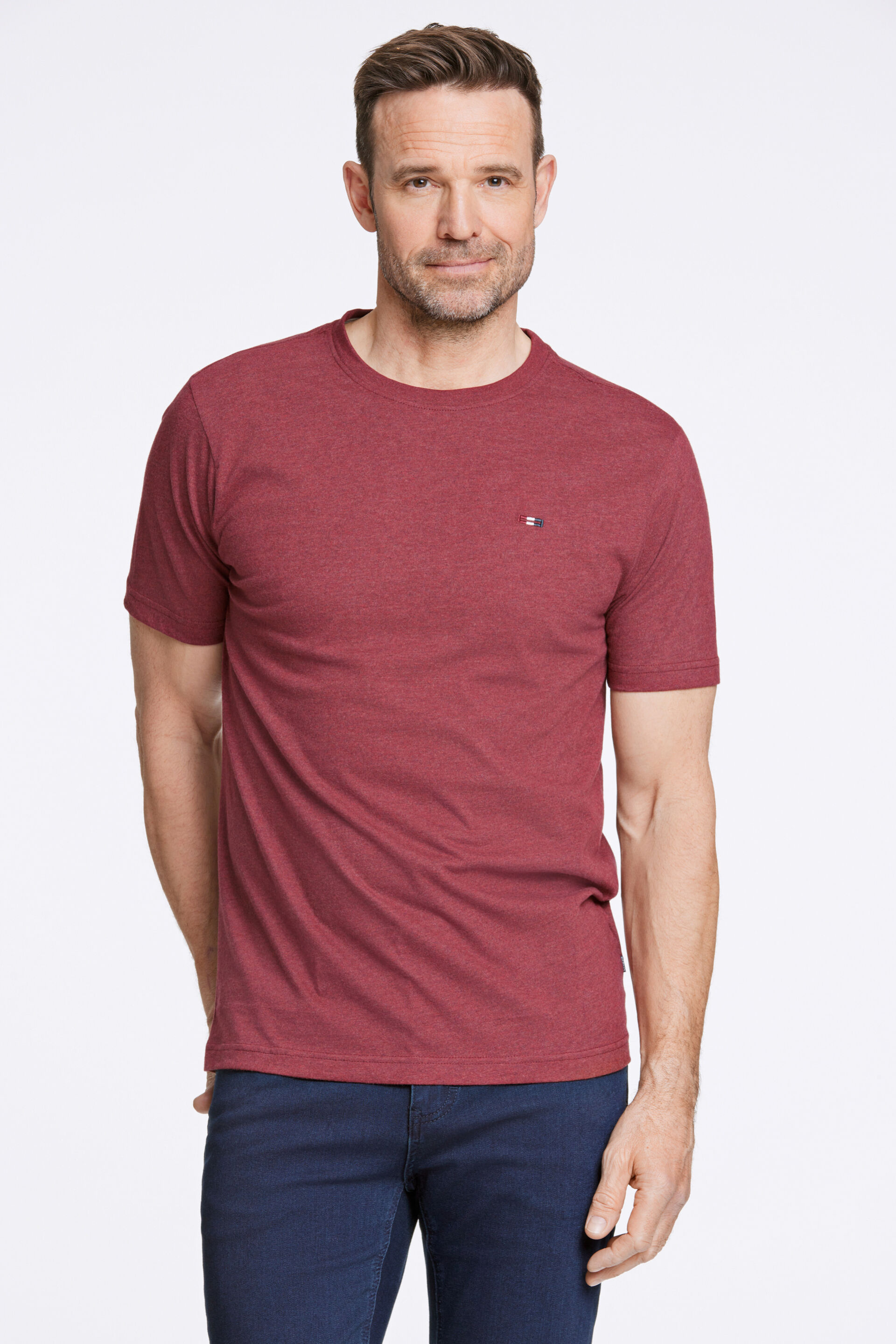 Bison  T-shirt Röd 80-400111A