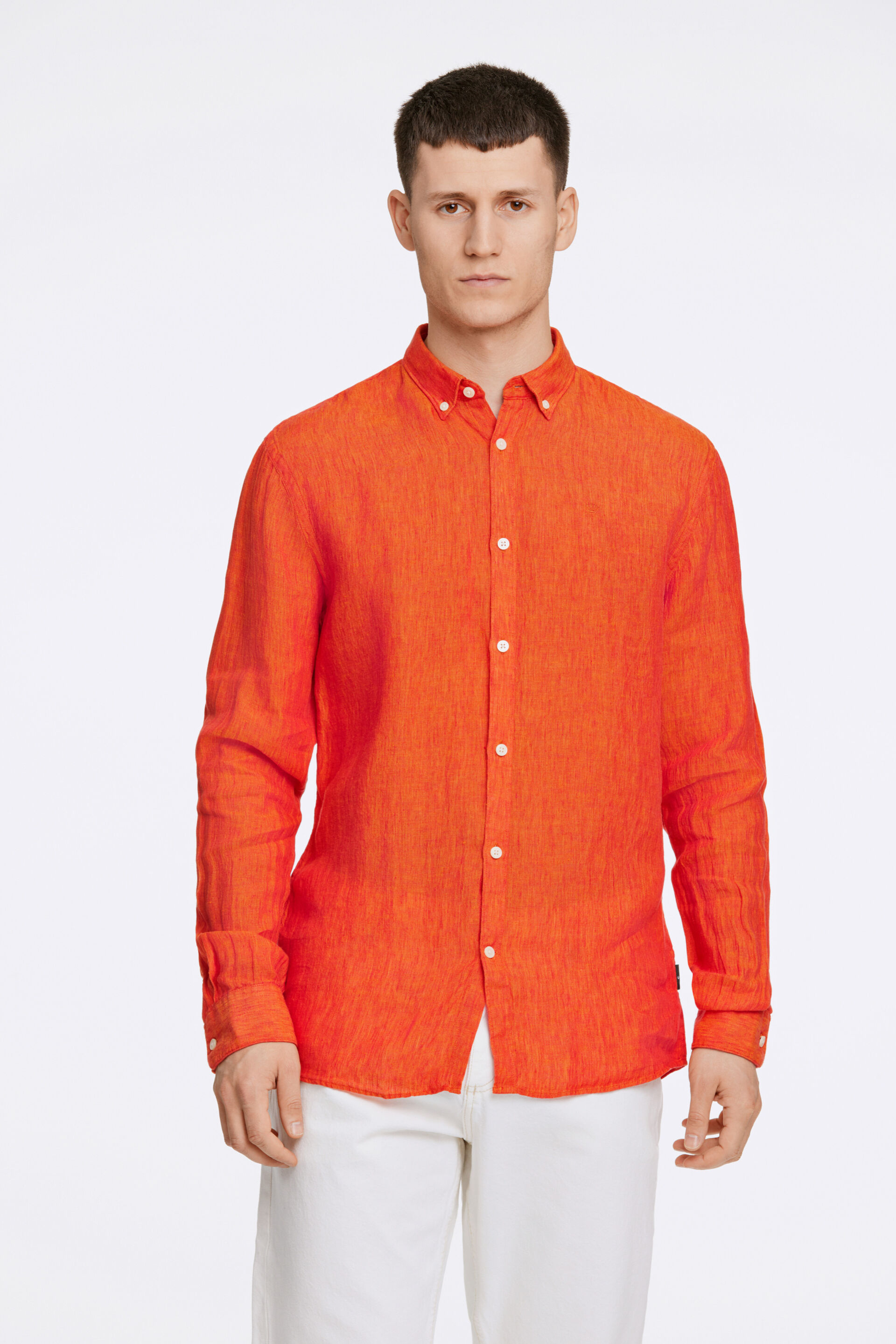 Junk de Luxe  Hørskjorte Orange 60-202034
