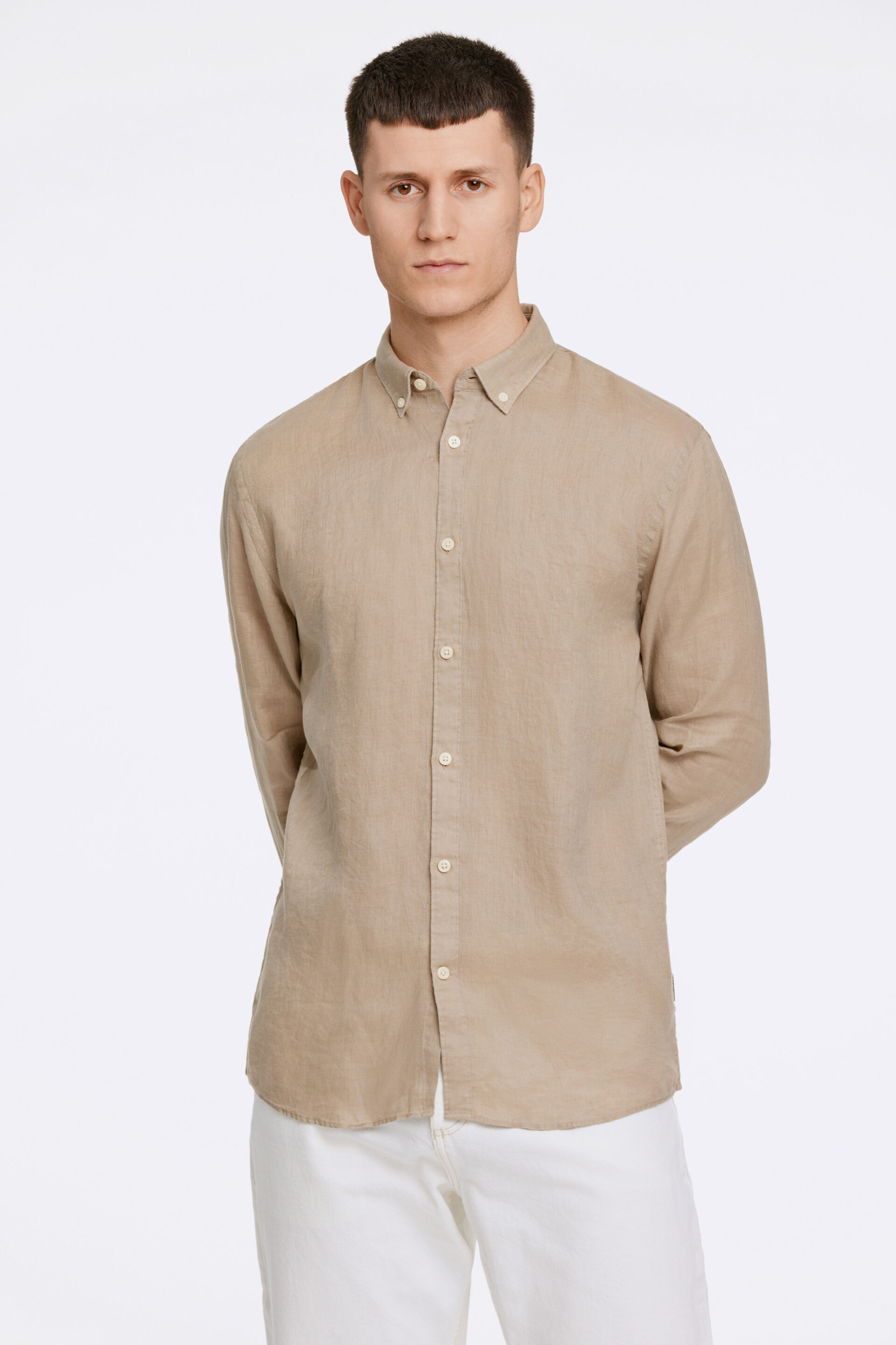 Linen shirt Linen shirt Sand 60-202034