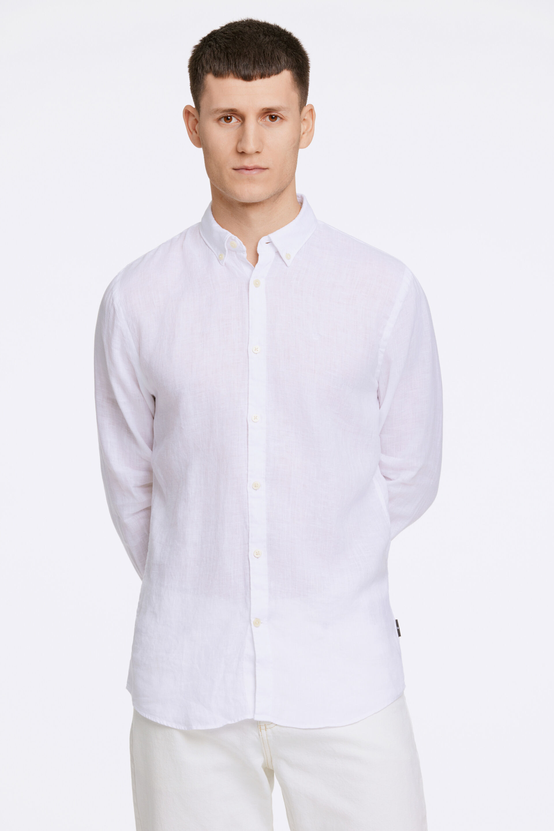 Linen shirt Linen shirt White 60-202034