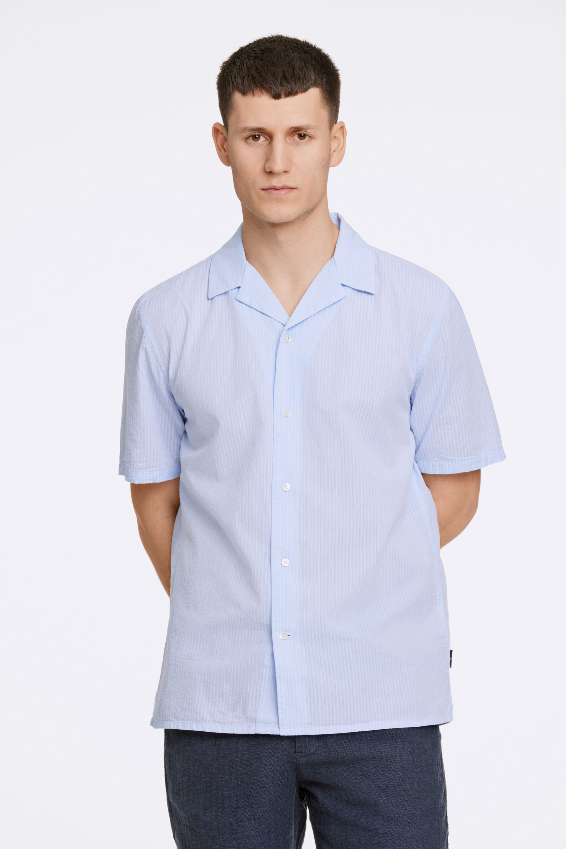 Casual skjorte Casual skjorte Blå 60-202083