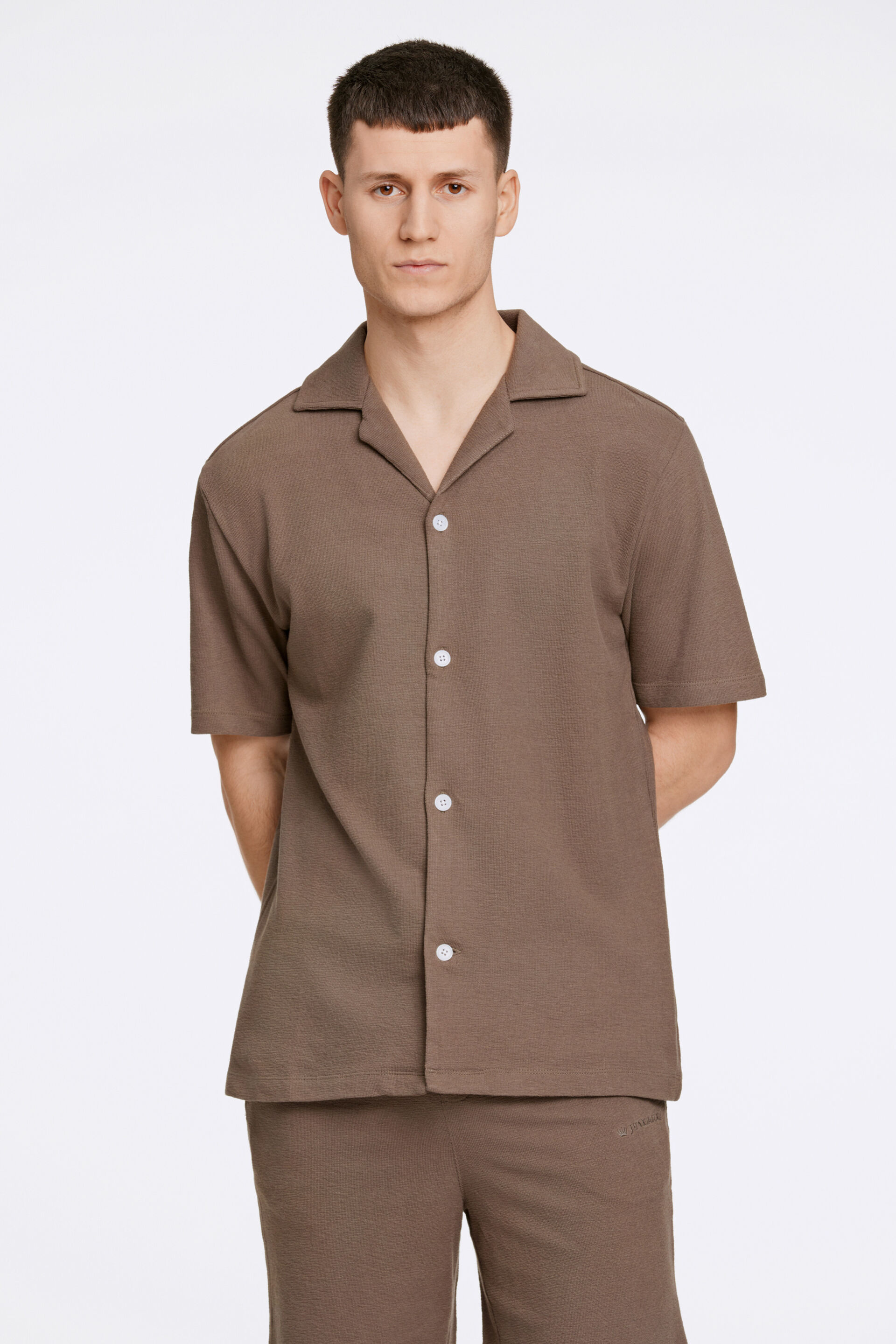 Casual skjorte Casual skjorte Brun 60-222041