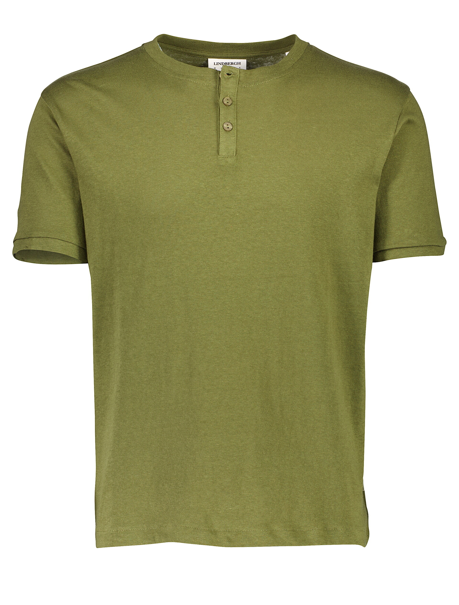 Lindbergh Henley shirt groen / army