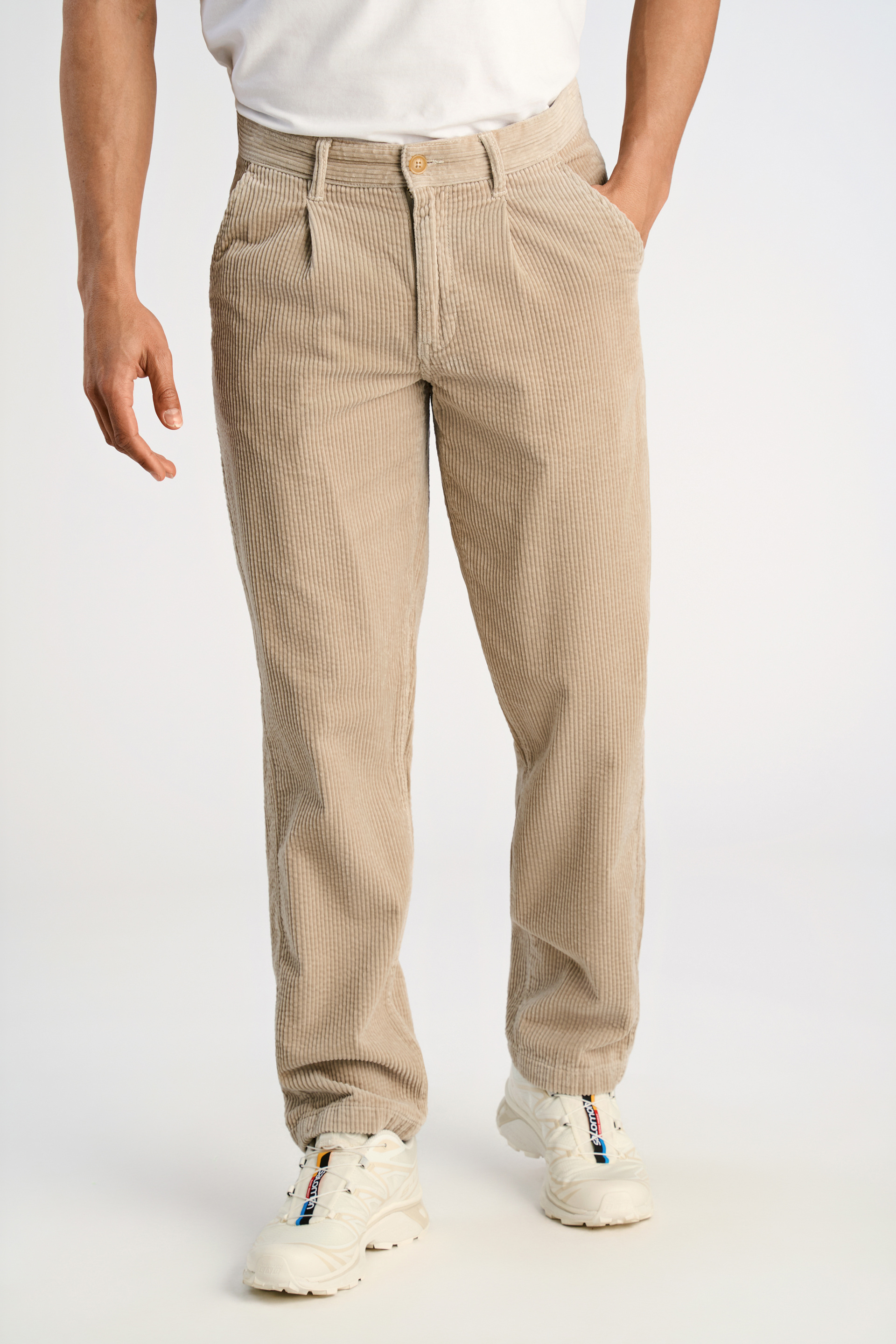 corduroy broek, Modern Fit, elastische band, tot 7XL, navy blauw | Happy Size