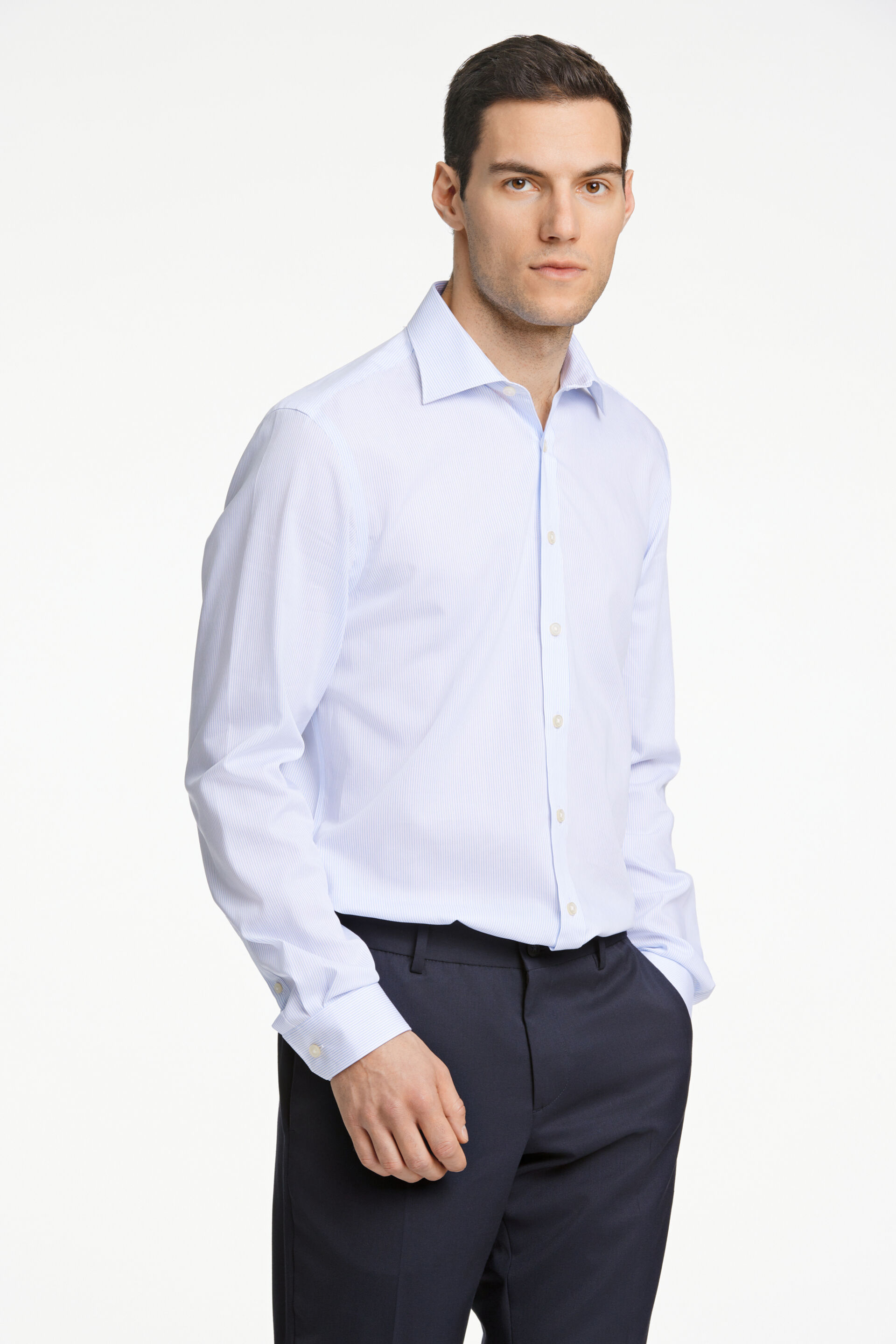 Business casual overhemd Business casual overhemd Wit 30-242144
